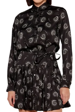 New Abito Chemisier Corto in Twill / Donna Abiti