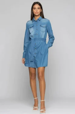 Hot Abito Chemisier in Denim / Donna Abiti|Denim