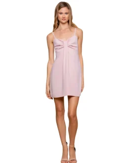 Clearance Abito Corto Elegante con Spalline Sottili / Donna Abiti