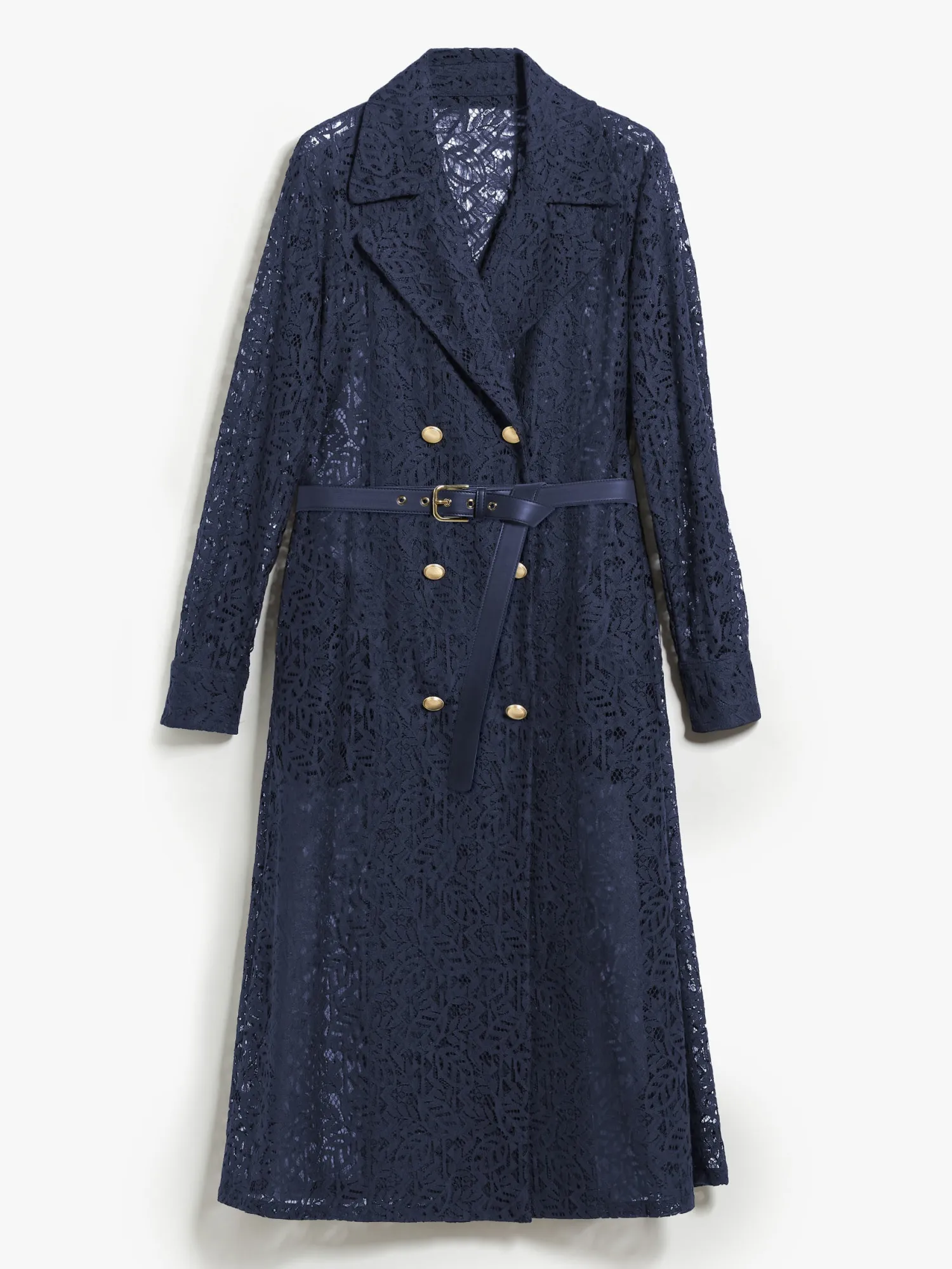Best Abito Doppiopetto in Pizzo / Blu Donna Abiti