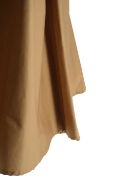 Clearance Abito in Cotone con Balze / Donna Abiti