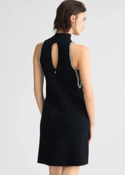 Best Abito in Maglia con Strass / Donna Abiti