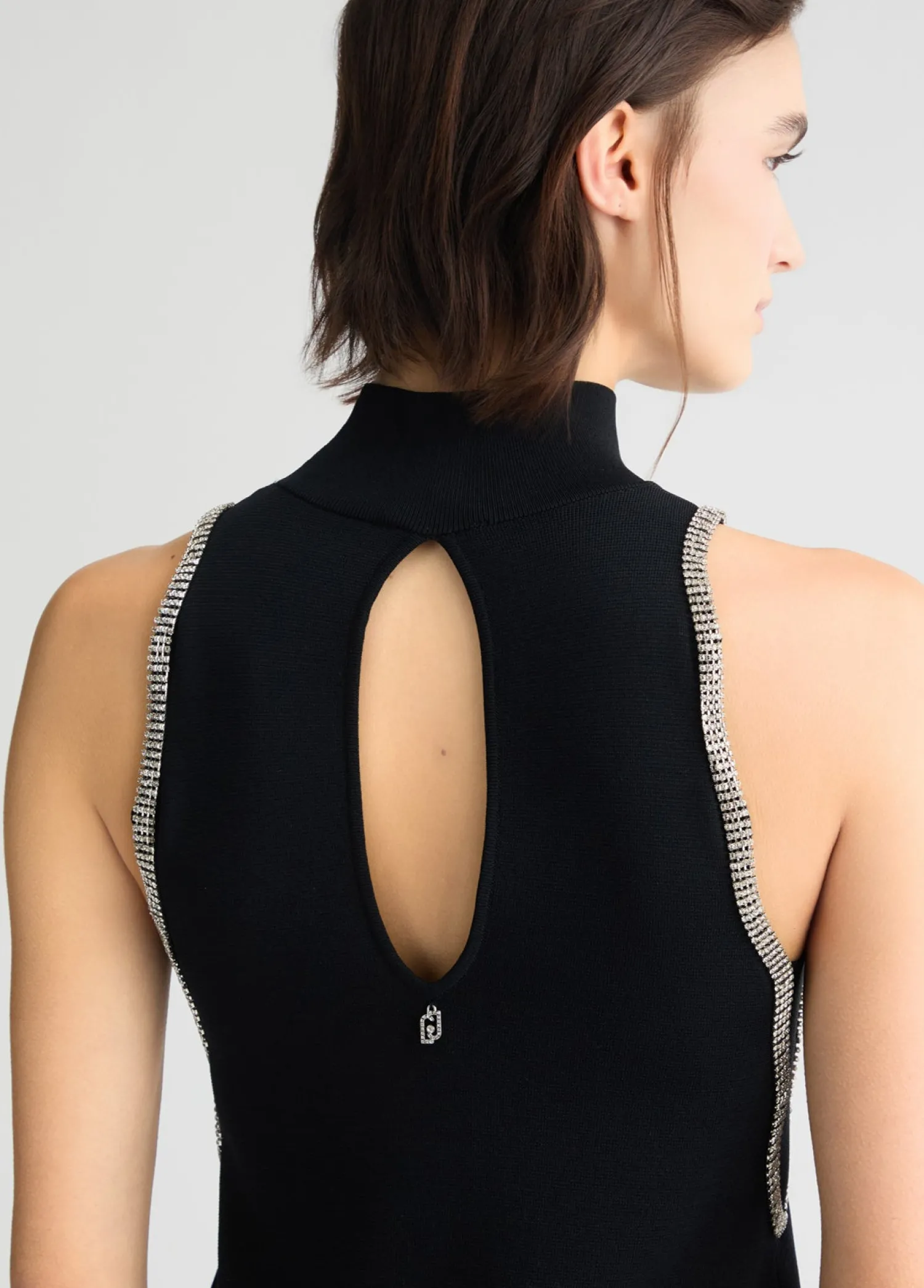 Best Abito in Maglia con Strass / Donna Abiti