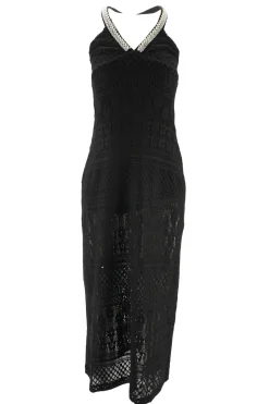 New Abito in Pizzo con Ricamo / Donna Abiti