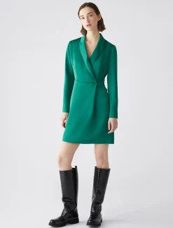 Best Abito in Satin / Verde Donna Abiti