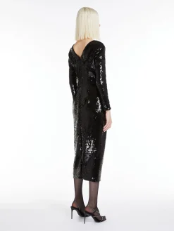 Best Abito in Tulle con Paillettes / Nero Donna Abiti