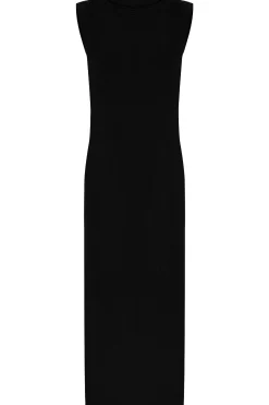 Outlet Abito Lungo con Scollo Lavorato / Donna Abiti