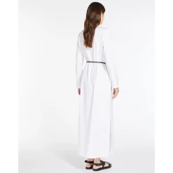Hot Abito Lungo in Popeline di Cotone MaxMara / Donna Abiti