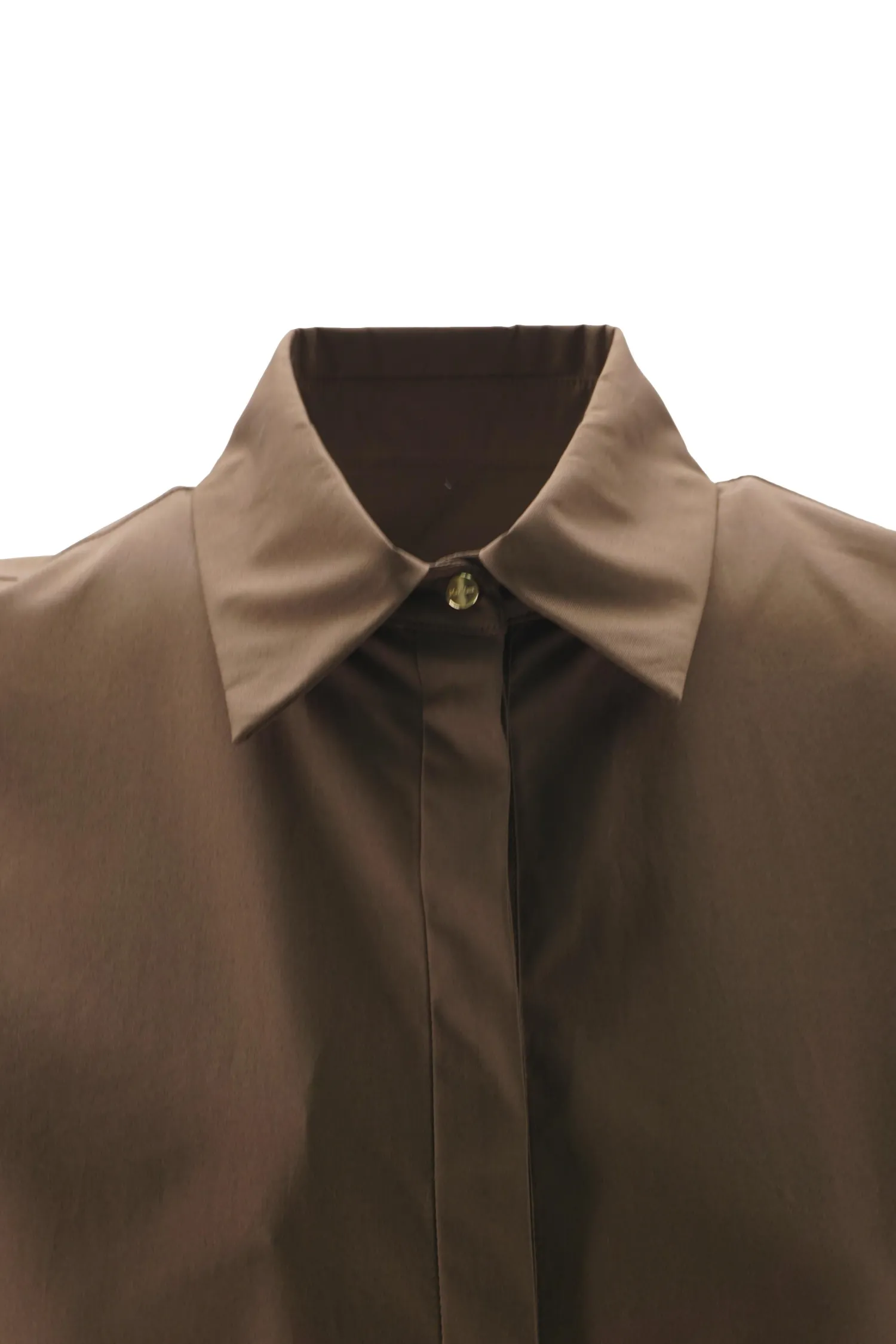 Clearance Abito Smanicato in Popeline / Donna Abiti