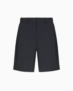 New Bermuda con Retro Elastico in Nylon / Uomo Pantaloncini