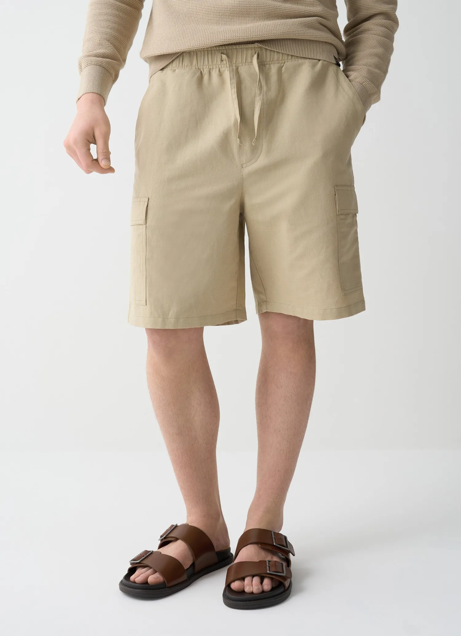 Bermuda in Lino / Uomo Pantaloncini