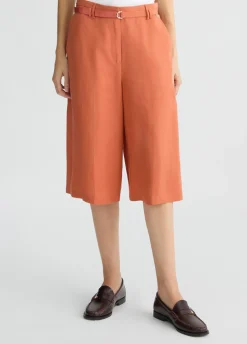 Bermuda in Misto Lino / Donna Pantaloni