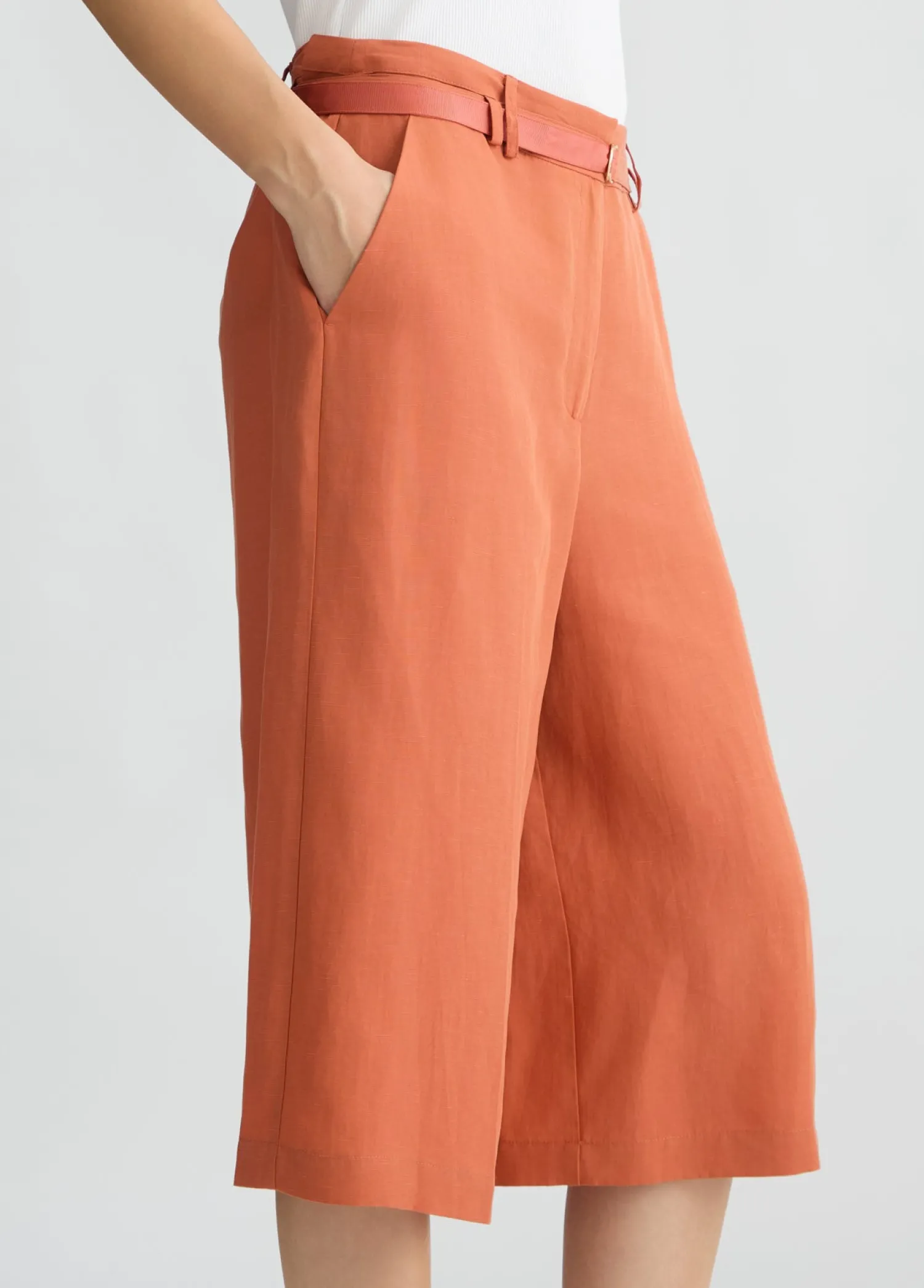 Bermuda in Misto Lino / Donna Pantaloni