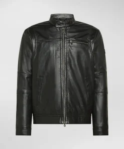 New Biker Saguaro in Pelle / Uomo Giubbotti