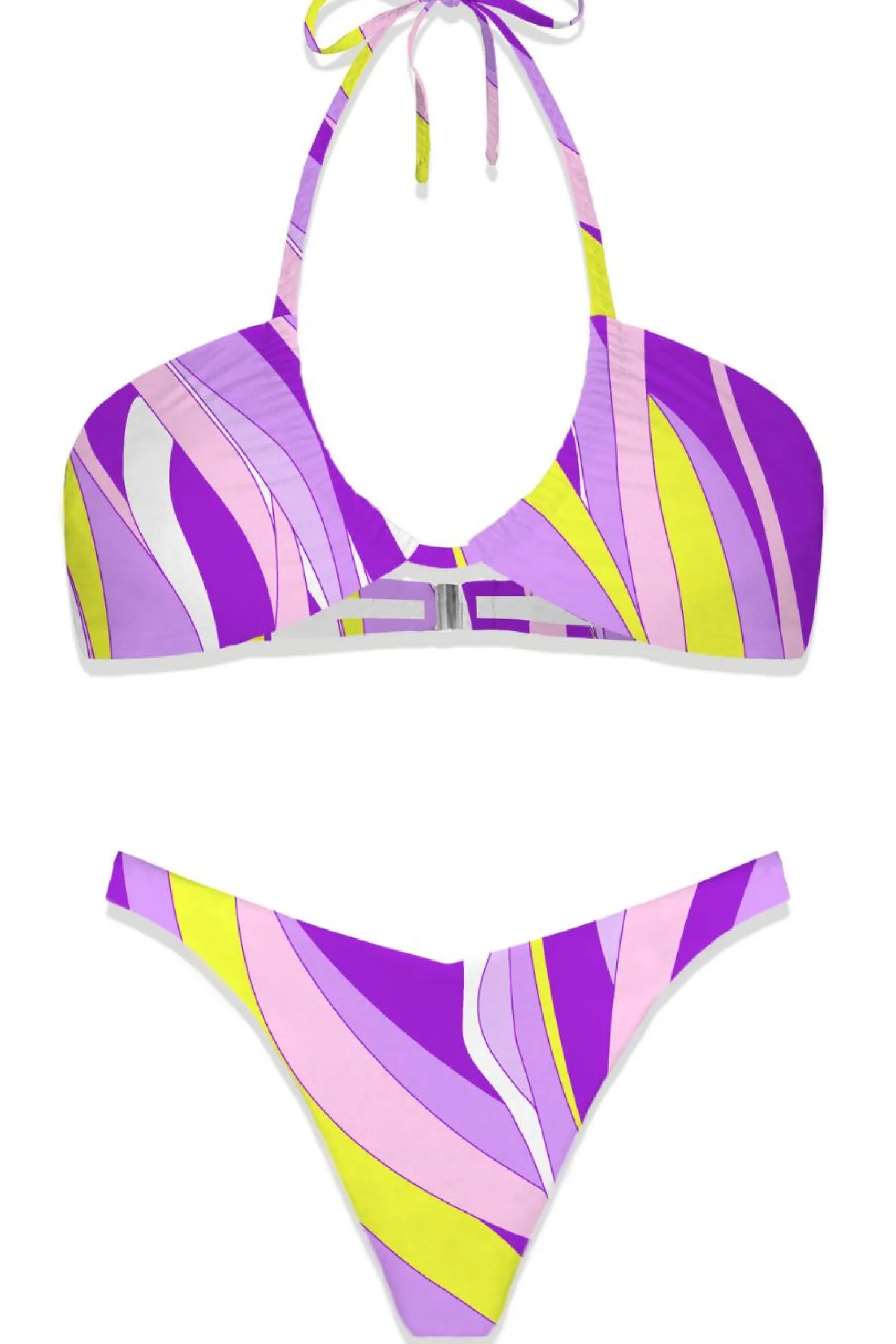 Outlet Bikini a Fascia con Fantasia / Donna Costumi Da Bagno