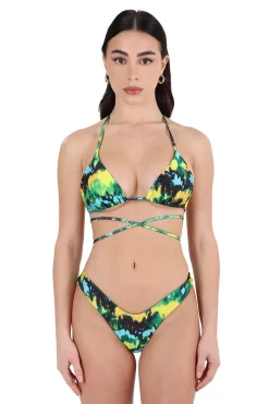 New Bikini Triangolo con Fantasia / Donna Costumi Da Bagno