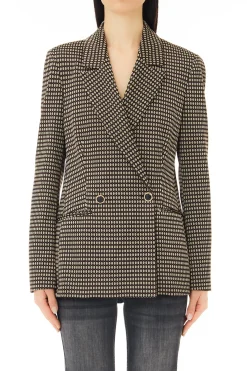 Sale Blazer con Fantasia Pied de Puole / Donna Giacche