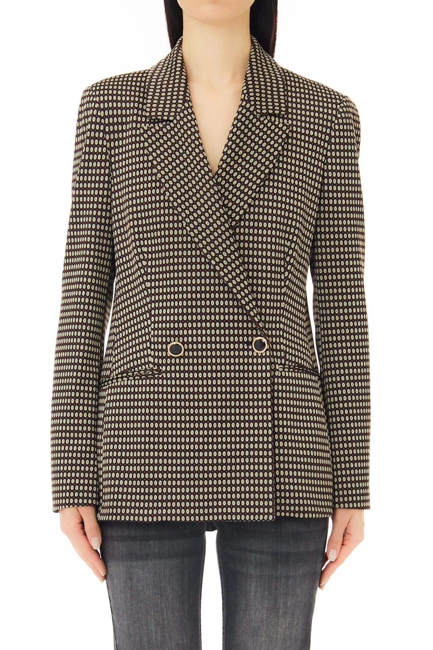 Sale Blazer con Fantasia Pied de Puole / Donna Giacche