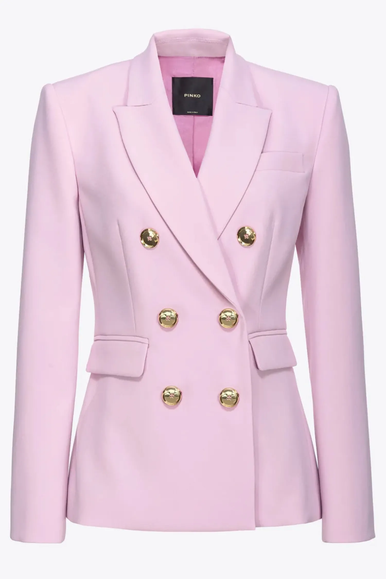 New Blazer Doppiopetto con Bottoni in Metallo / Donna Giacche