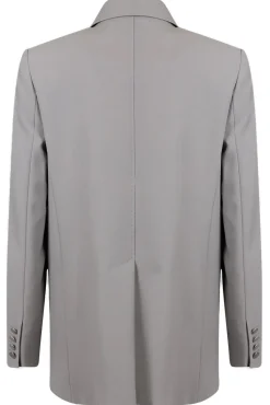 Outlet Blazer in Crepe Satin di Lana / Donna Giacche