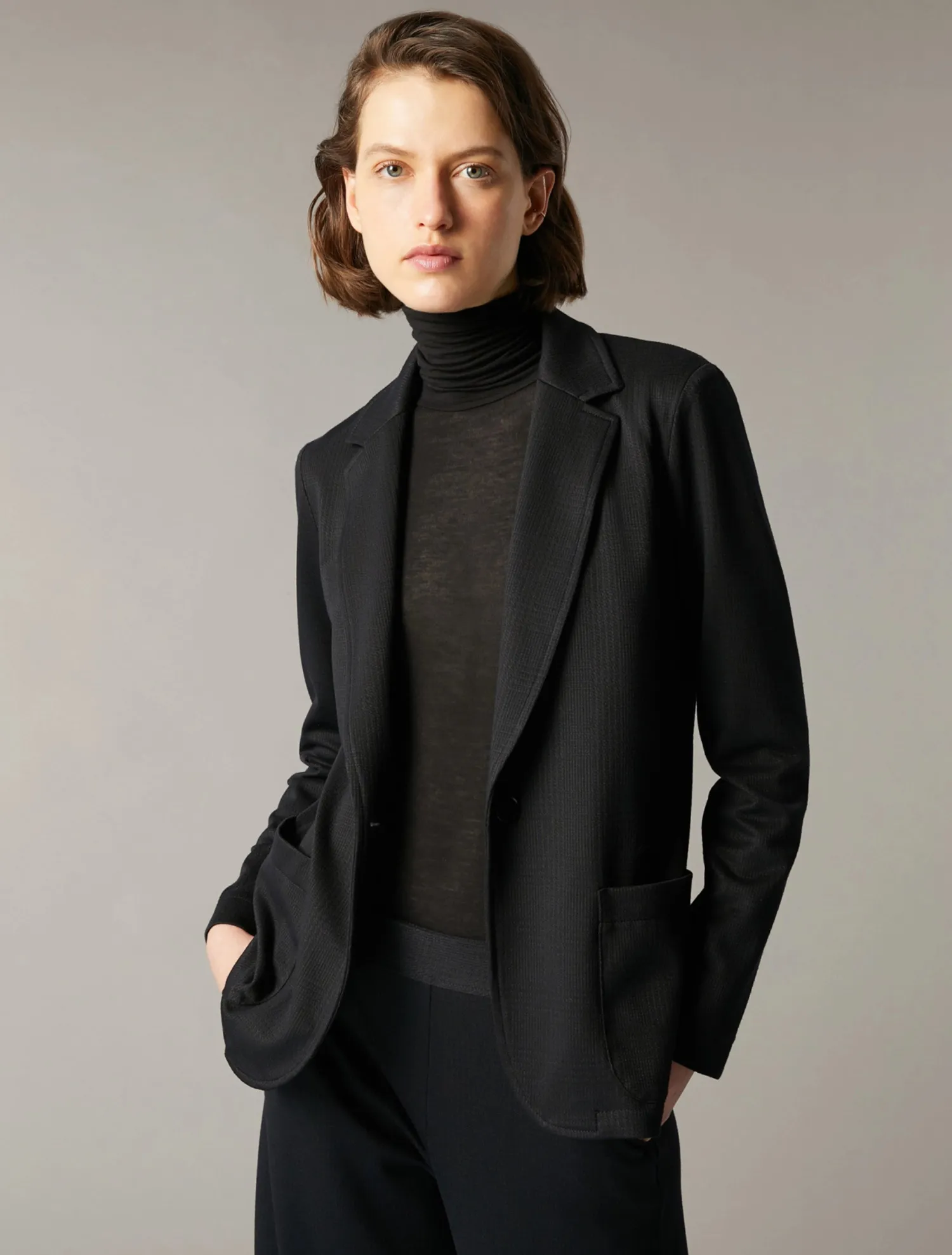 Hot Blazer in Jersey Jacquard / Donna Giacche