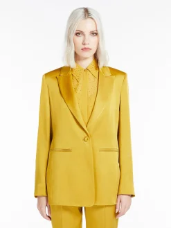 Clearance Blazer Monopetto in Enver Satin / Donna Giacche