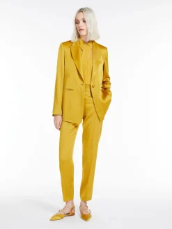 Clearance Blazer Monopetto in Enver Satin / Donna Giacche