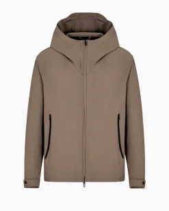 Blouson con Cappuccio in Nylon / Uomo Giubbotti