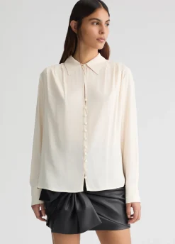 Clearance Blusa con Pieghe / Donna Camicie
