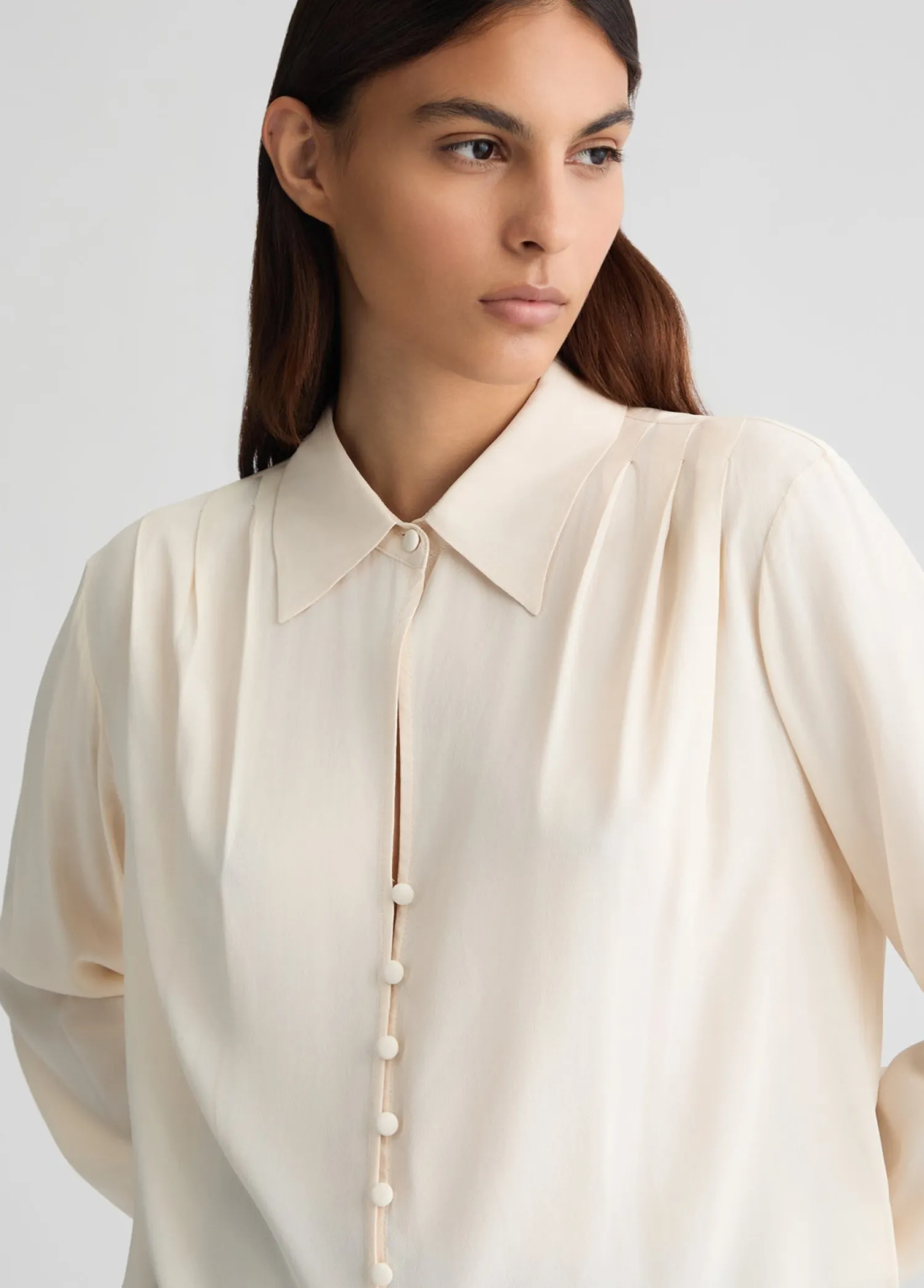 Clearance Blusa con Pieghe / Donna Camicie
