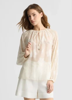 Outlet Blusa con Inserti Lurex / Donna Abiti