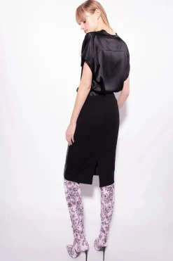 Outlet Blusa con Scollo a V / Donna Camicie