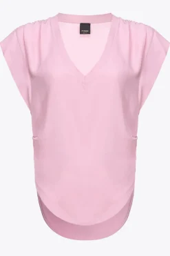 Clearance Blusa in Misto Seta / Donna Bluse