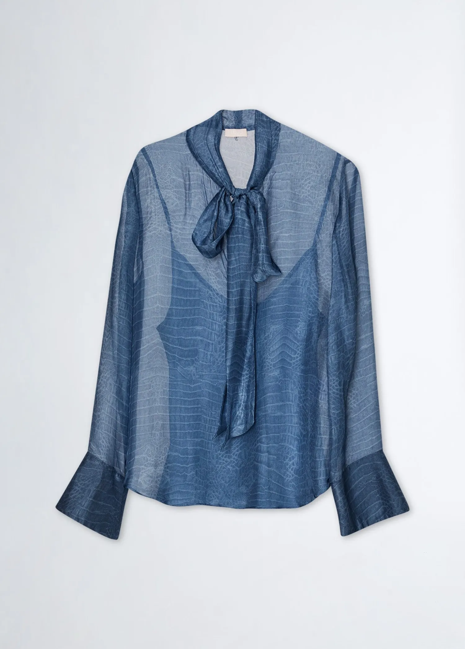 Online Blusa in Misto Seta Stampata / Donna Bluse