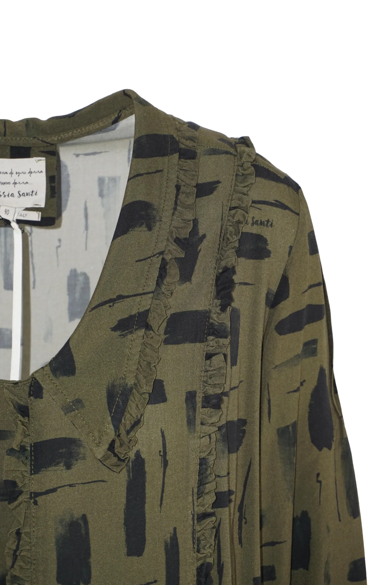 Sale Blusa in Viscosa con Stampa / Donna Bluse