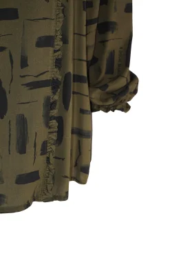 Sale Blusa in Viscosa con Stampa / Donna Bluse