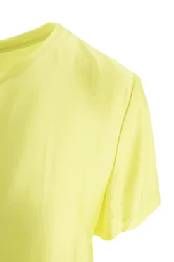 Sale Blusa Mezze Maniche in Viscosa / Giallo Donna Bluse