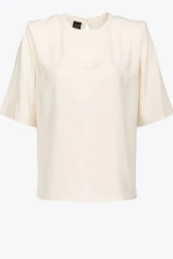 Best Blusa Mezze Maniche / Panna Donna Bluse