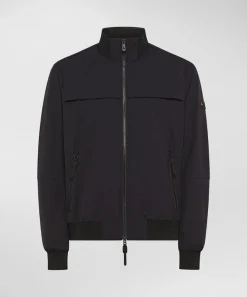 Best Bomber Stretch con Dettagli a Contrasto / Uomo Giubbotti