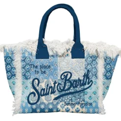 Best Borsa a Mano Colette in Tela di Cotone / Donna Borse A Spalla
