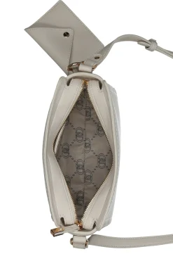 Discount Borsa a Tracolla con Logo / Beige Donna Borse A Tracolla