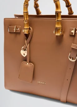 New Borsa con Manici Effetto Bamboo / Donna Borse A Tracolla