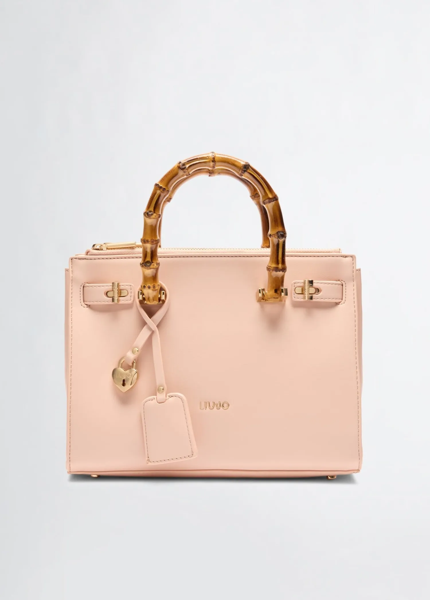 Clearance Borsa con Manici Effetto Bamboo / Donna Borse A Tracolla