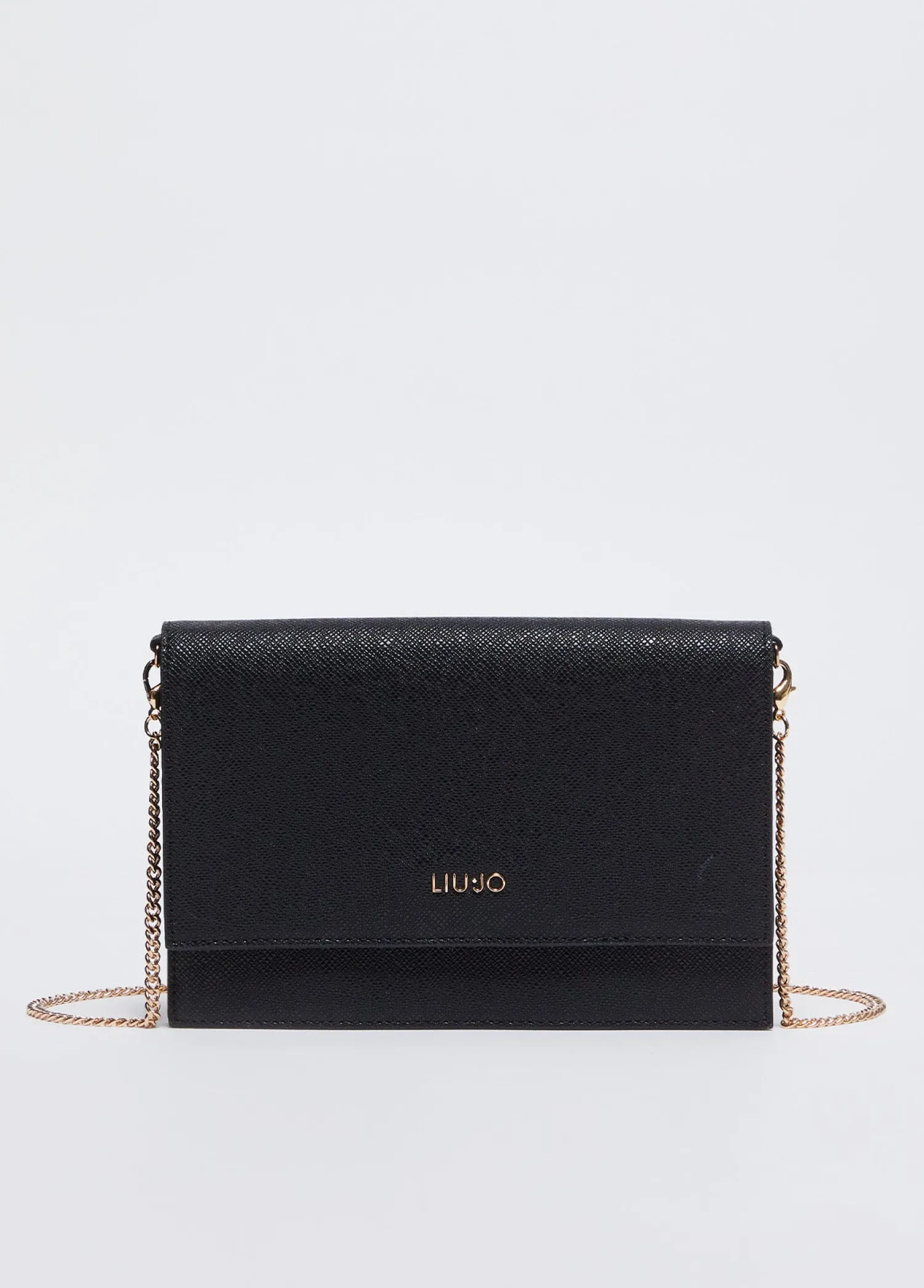 Outlet Borsa Nera a Tracolla con Logo / Donna Borse A Tracolla