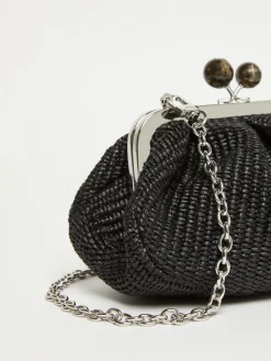 New Borsa Pasticcino Small Effetto Rafia / Donna Borse A Tracolla