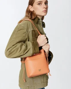 Clearance Borsa Piccola a Secchiello in Pelle con Tracolla / Donna Borse A Tracolla