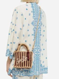 Sale Borsa Vanity Mini in Rafia / Donna Borse A Tracolla