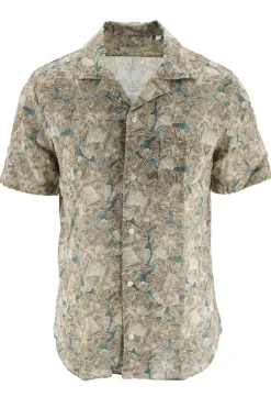 Outlet Camicia a Mezze Maniche con Fantasia / Uomo Camicie
