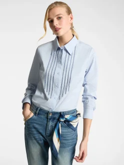 Online Camicia con Applicazioni Frontali / Donna Camicie