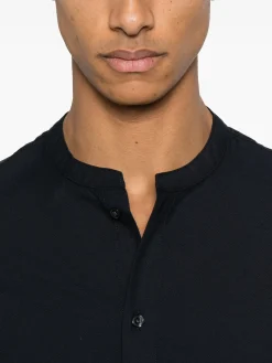 New Camicia con Bottoni / Uomo Camicie